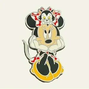 Disney Parks Minnie Mouse and Figaro Cat Disney Pin‎